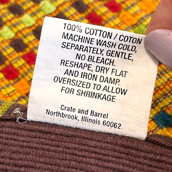 Crate&Barrel Placemats Set of 4 Diego Southwest Boho - Picture 5 of 5